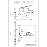 Смеситель Haiba HB60595 (хром)