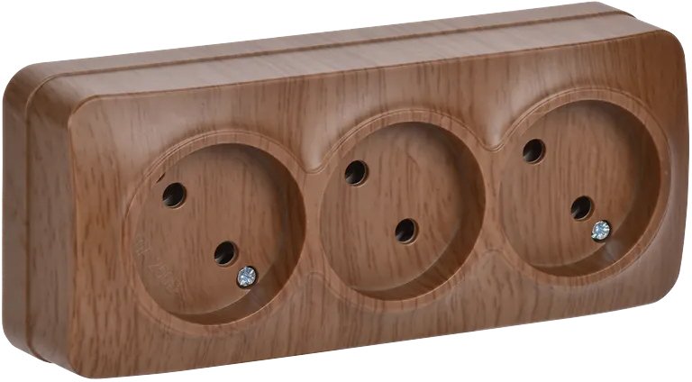 

Розетка IEK Glory ERH30-K24-10 (дуб)