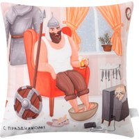 Декоративная подушка Этель Рыцарь 10805389 (40x40, велюр)