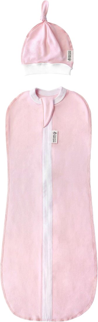 

Пеленка-кокон Amarobaby Nature Essence (розовый, р-р 56-68)