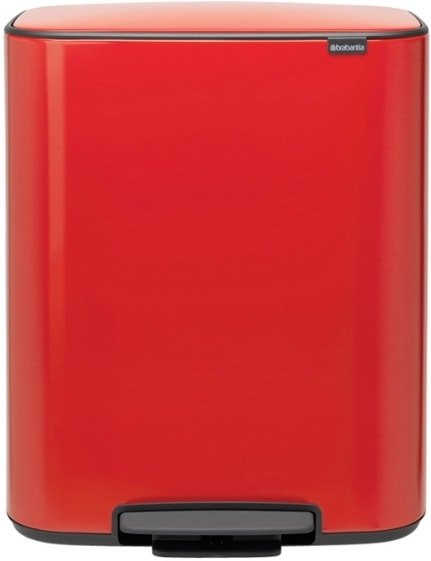 

Система сортировки мусора Brabantia Bo Pedal Bin 2 x 30 л (пламенно-красный)