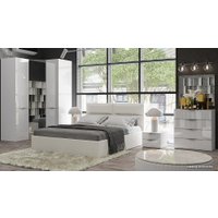 Тумба Трия Глосс ТД-319.03.01 (белый глянец-стекло)