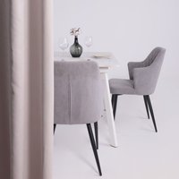 Кухонный стол Lepremo AV 1209/1 МДФ раздвижной 1200-1600x800 (Азул Оникс/белый)