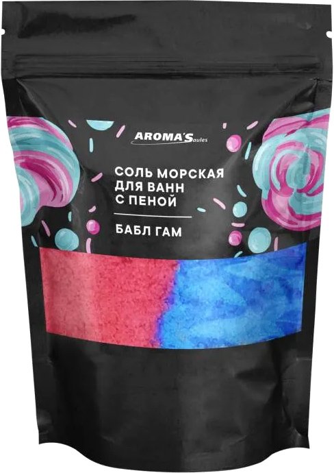 

Aroma Saules Соль для ванны Бабл гам 1.2 кг