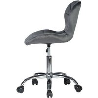 Офисное кресло King Style Uno Velvet Chrome (серый)