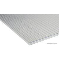 Сотовый поликарбонат Поликарбонат 4 мм 2R прозрачный (0.42 кг/м2)