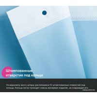 Шторка-занавеска для ванны IDDIS P07PE18i11 (голубой)