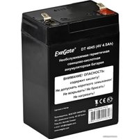 Аккумулятор для ИБП ExeGate DT 4045 (4В, 4.5 А·ч)