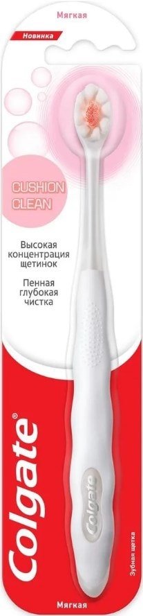 

Зубная щетка Colgate Cushion Clean мягкая (1 шт)