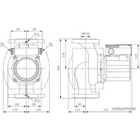 Циркуляционный насос Wilo TOP-S 50/15 (3~400/230 V, PN 6/10)