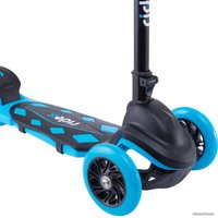 Трехколесный самокат Ridex Robin 3D (неоновый голубой)