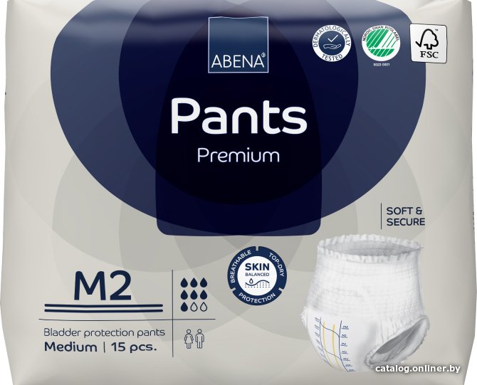 

Трусы-подгузники для взрослых Abena Pants M2 Premium (15 шт)