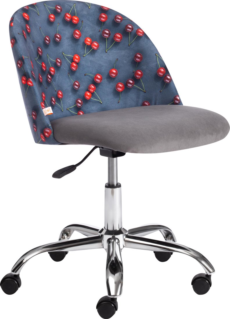 

Офисное кресло TetChair Melody Botanica 08 cherry/29 (ткань/флок, серый)