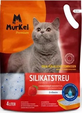 

Наполнитель для туалета MurKel Силикагелевый 4л (клубника)