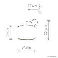 Бра Nowodvorski Alice I 9083 (Grey)