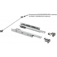 Направляющие скрытого монтажа GTV Modern Slide Pro полного выдвижения с выталкивателем с 3D регулировкой и с синхронизацией 300 мм