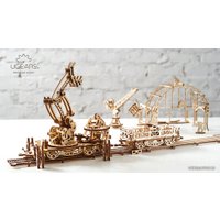 3Д-пазл Ugears Манипулятор на рельсах