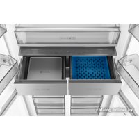 Холодильник side by side Weissgauff WCD 590 Nofrost Inverter Premium Biofresh White Glass