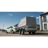 Двухосный прицеп Титан 3015-05 2ос (3.0х1.5 борт 50см, тент 1200 Аэро)