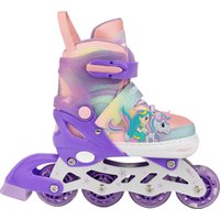 Роликовые коньки Cosmoride Cleo (р-р 31-34, белый/фиолетовый)