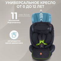 Детское автокресло Sweet Baby Suburban 360 Isofix 0-36 (черный/зеленый)
