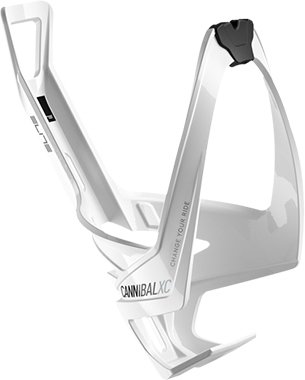 

Флягодержатель Elite Cannibal XC (white glossy/black graphic)