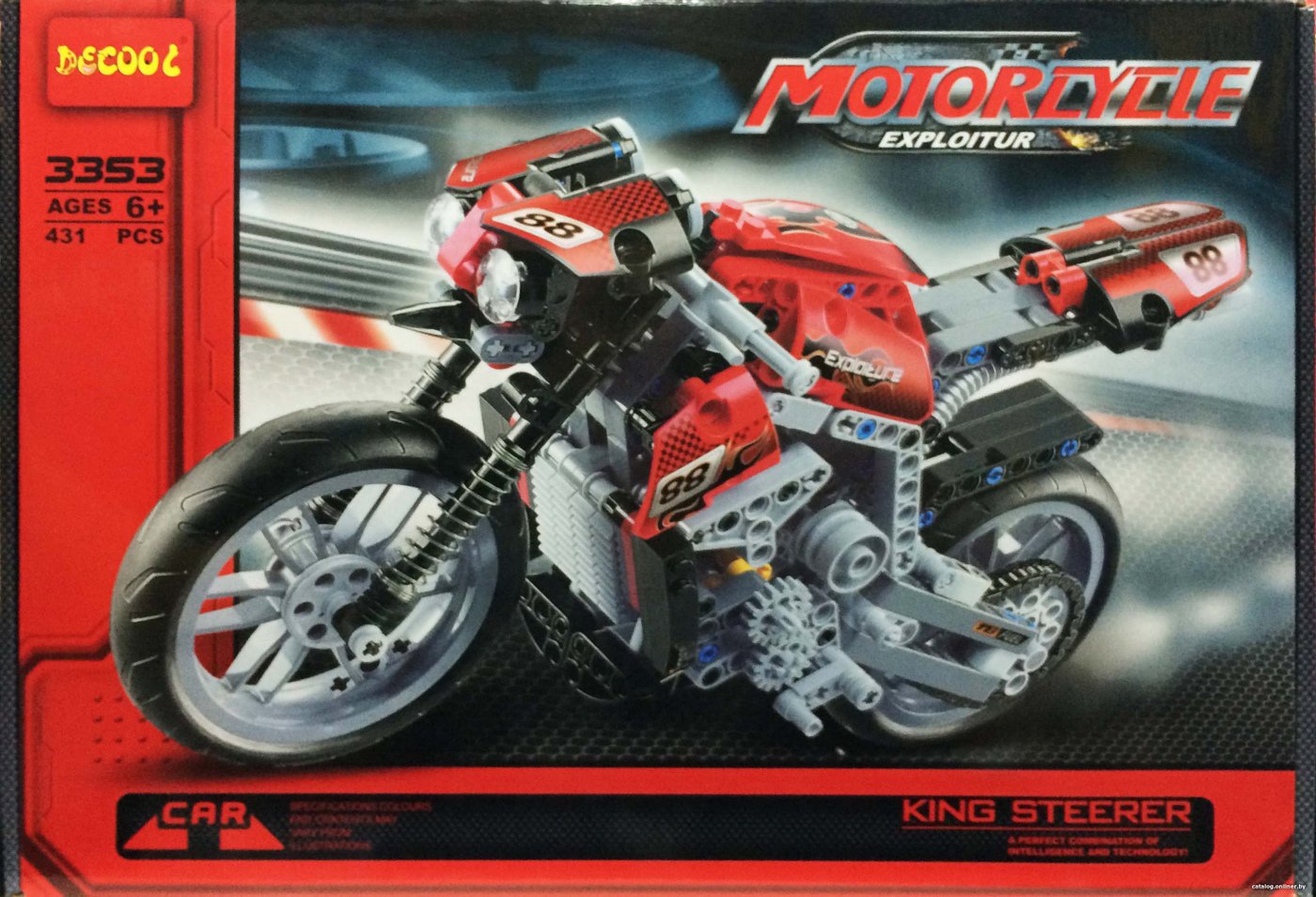 Конструктор Decool 3353 Мотоцикл