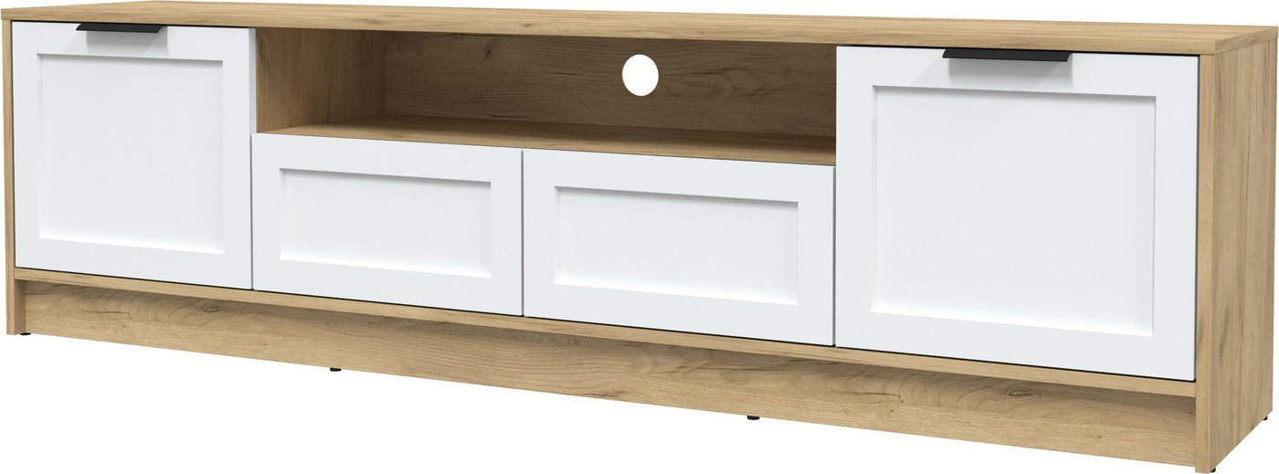 

Тумба Интерлиния ТВ Концепт Тренд КТ-ТВ4-50 (дуб золотой/белый)