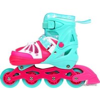 Роликовые коньки Onlitop 9314685 (р. 34-37, мятный/розовый)