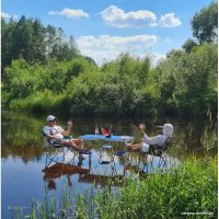 Стол со стульями Bison A-4-60*120-BL в Бресте