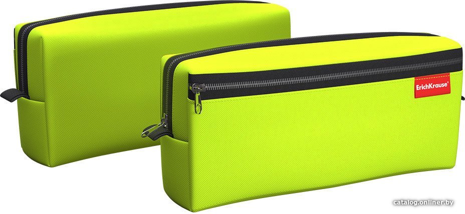 Пенал Erich Krause Neon Green 49004 (желтый)