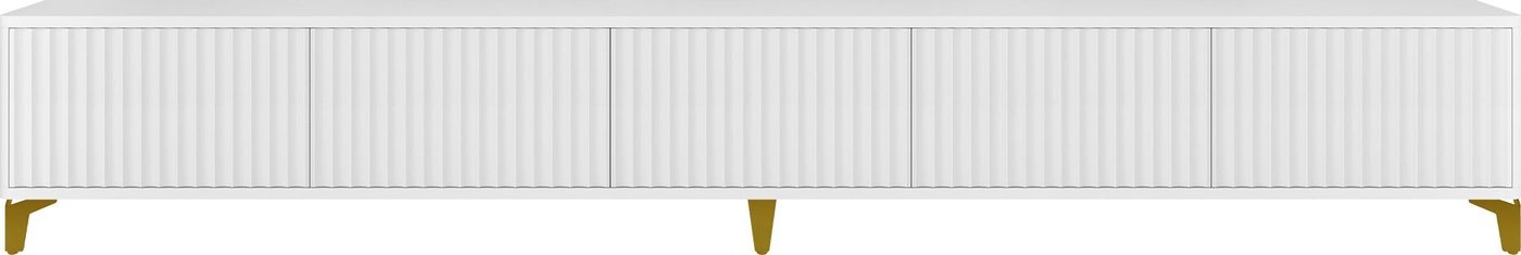 

Тумба Shtabe Royal 5039 эко (белый-золото)