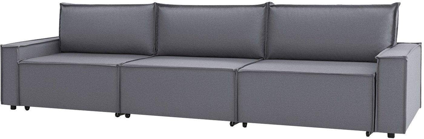 Диван Mio Tesoro Дюссельдорф 293 1.5ек-1.5ек-1.5ек (1173 Savanna Plus Grafit)