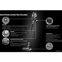 Пылесос Polaris PVCS 1101 HandStickPRO (серый/черный)