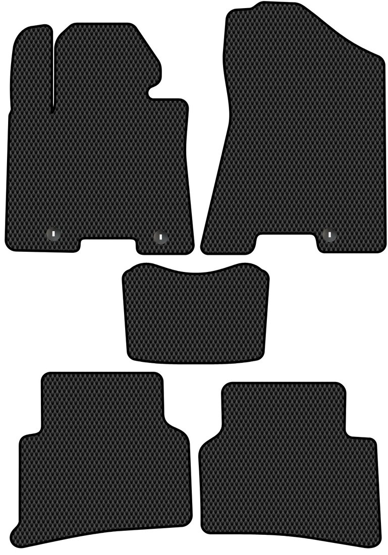 

Комплект ковриков для авто Alicosta Hyundai Tucson III (suv / TL) 2015 - 2021 (черный, ромб)