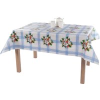 Скатерть Stolima Napco Ромашки Кол.1М Синий 4017 (160x130)