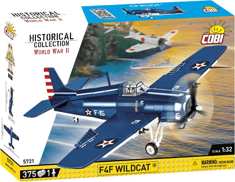 

Конструктор Cobi World War II 5731 F4F Wildcat- Northrop Grumman