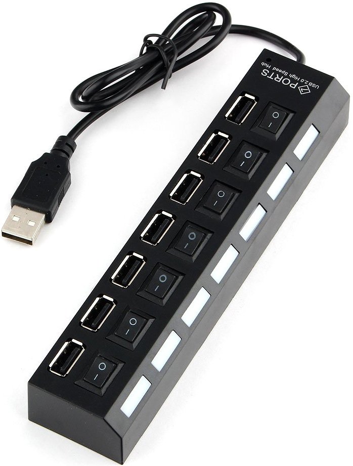 

USB-хаб Gembird UHB-U2P7-01