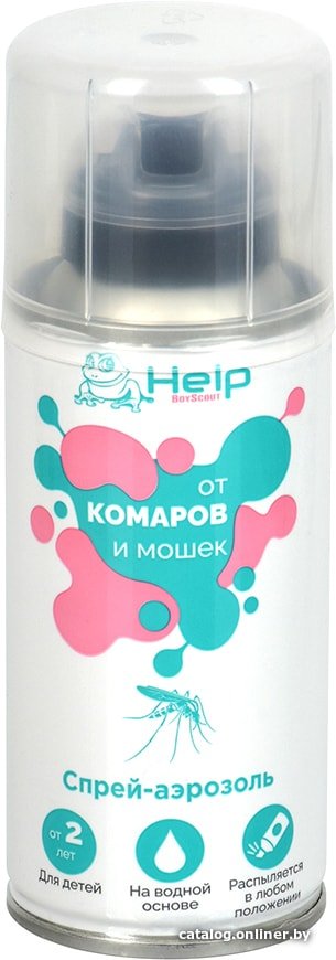 Спрей от насекомых Help Детский от комаров и мошек репеллентный 80294 90 мл