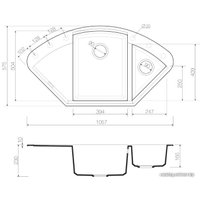 Кухонная мойка Omoikiri Sakaime 105C-EV [4993210]