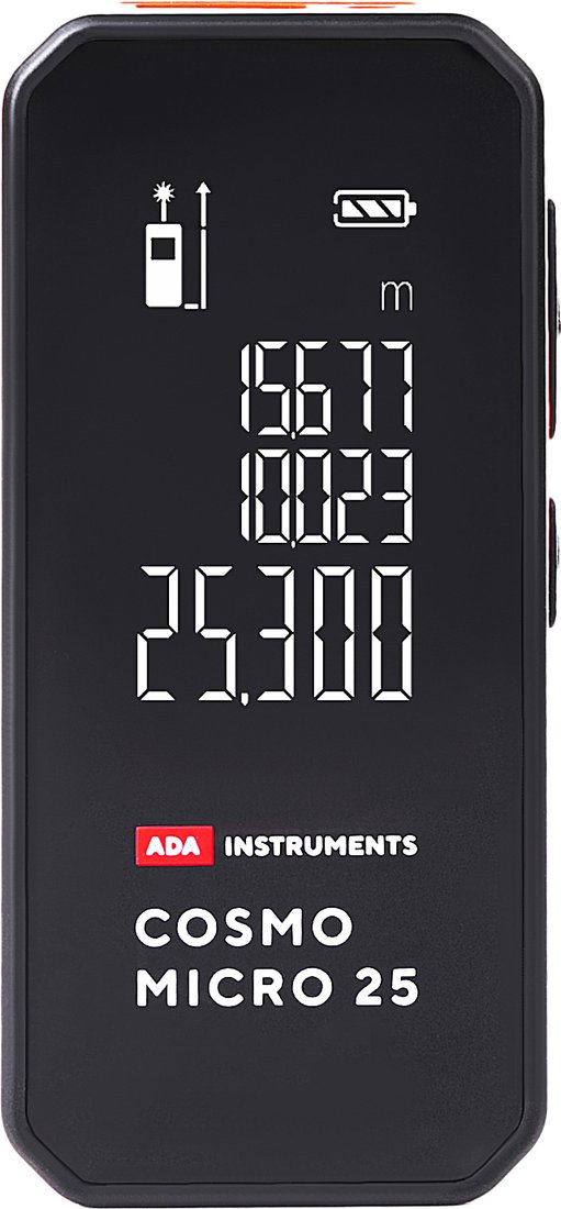 

Лазерный дальномер ADA Instruments Cosmo Micro 25 A00670