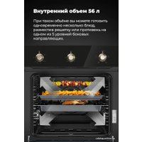 Газовый духовой шкаф MAUNFELD EOGC604RIB.MT