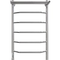 Полотенцесушитель Granula Трапеция 50x80 5 перекладин D32 с полкой (терморегулятор с таймером слева)