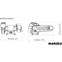 Заточный станок Metabo BS 200 Plus 604220000