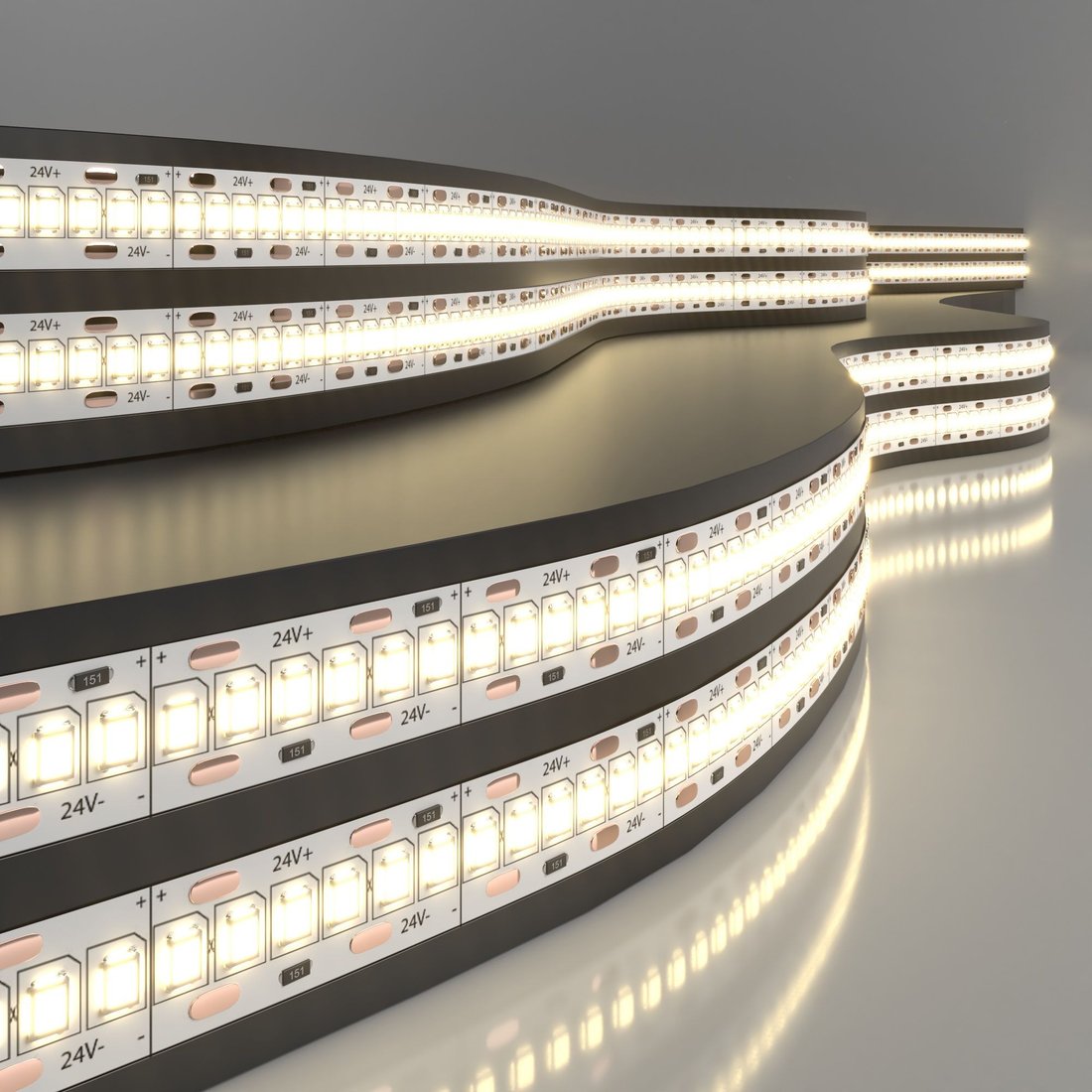 

Светодиодная лента Elektrostandard 24V 24W 240Led 2835 IP20 теплый белый a052979