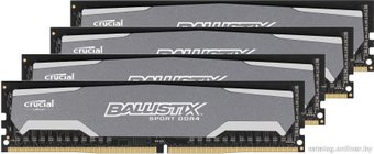 Crucial Ballistix Sport 4x8GB KIT DDR4 PC4-19200 (BLS4C8G4D240FSA)