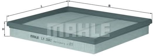 

Воздушный фильтр Mahle Knecht LX2882