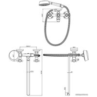 Смеситель Damixa RedBlu Retro 239500000 в Орше