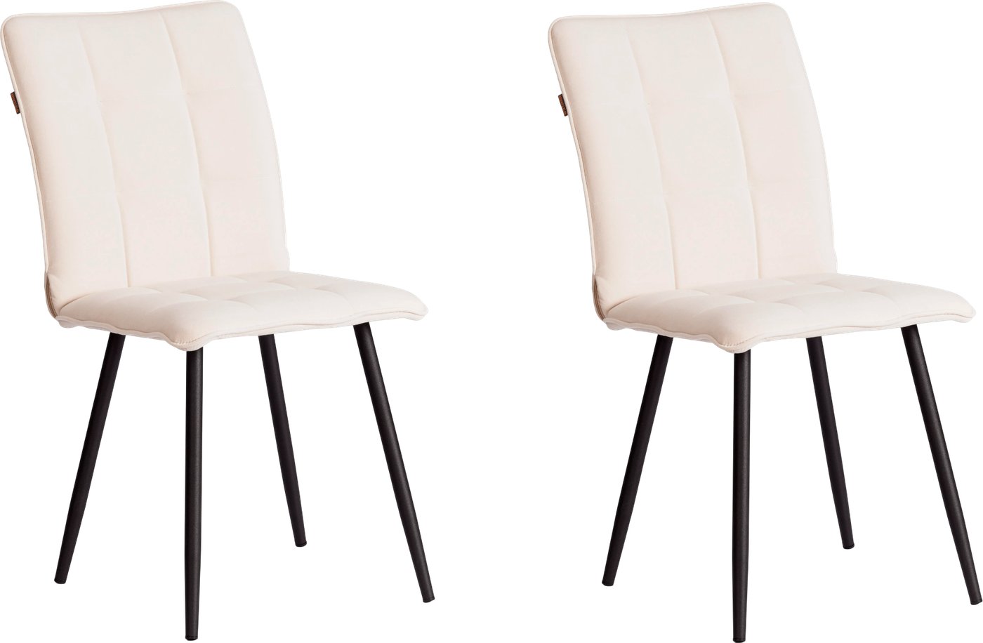 Стул TetChair Bari LT (2 шт, молочный/черный)