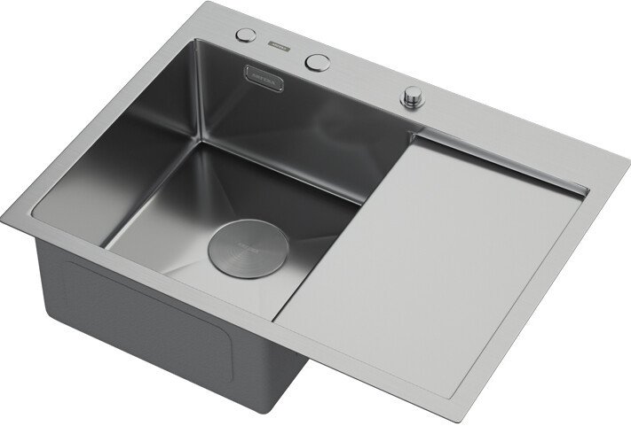 Кухонная мойка ARFEKA ECO AR 650*500 L POP-UP SATIN